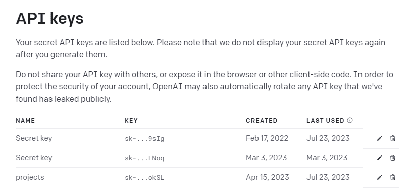 gpt-4 api key