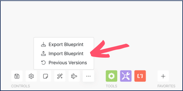 make import blue print